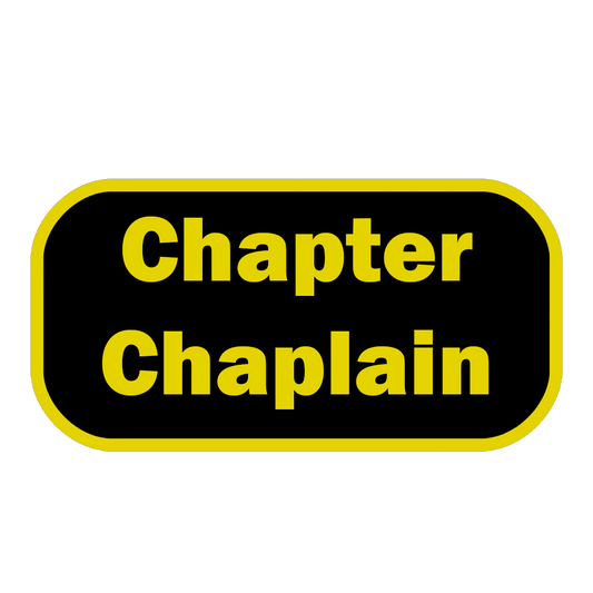 Chapter Patch, 3 Inch By 1.5 Inch