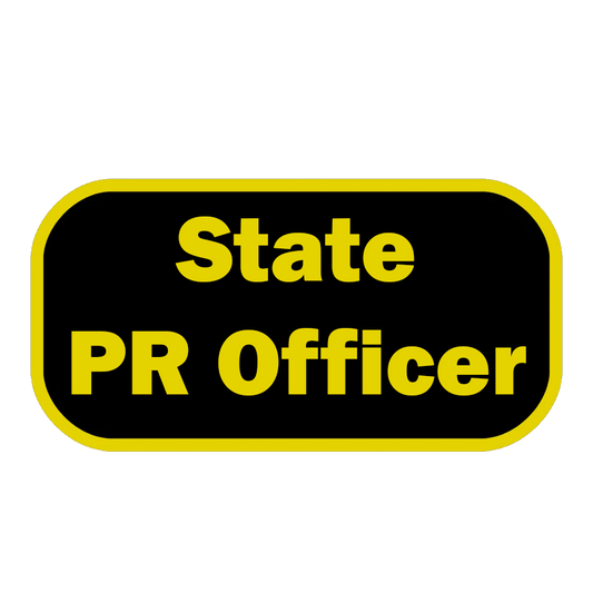 State Patch, 3 Inch By 1.5 Inch