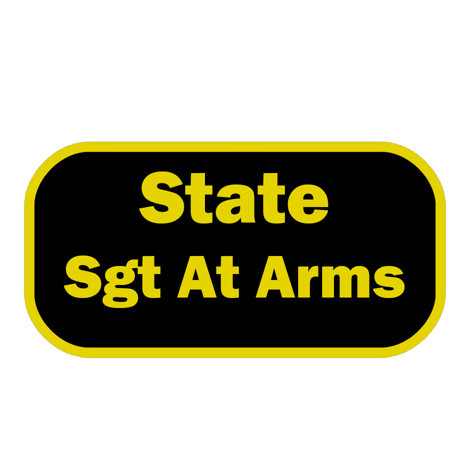 State Patch, 3 Inch By 1.5 Inch