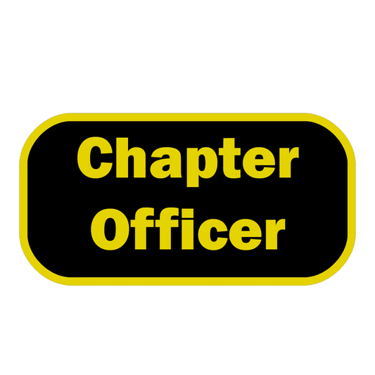 Chapter Patch, 3 Inch By 1.5 Inch